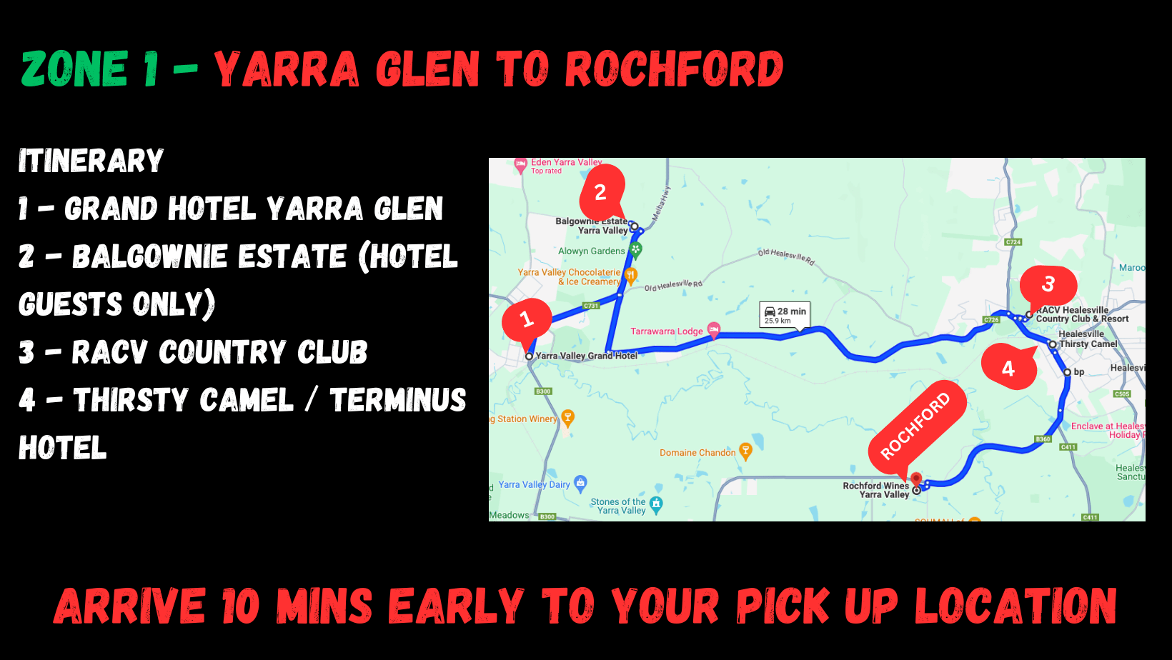 zone 1 Rochford Concert Maps